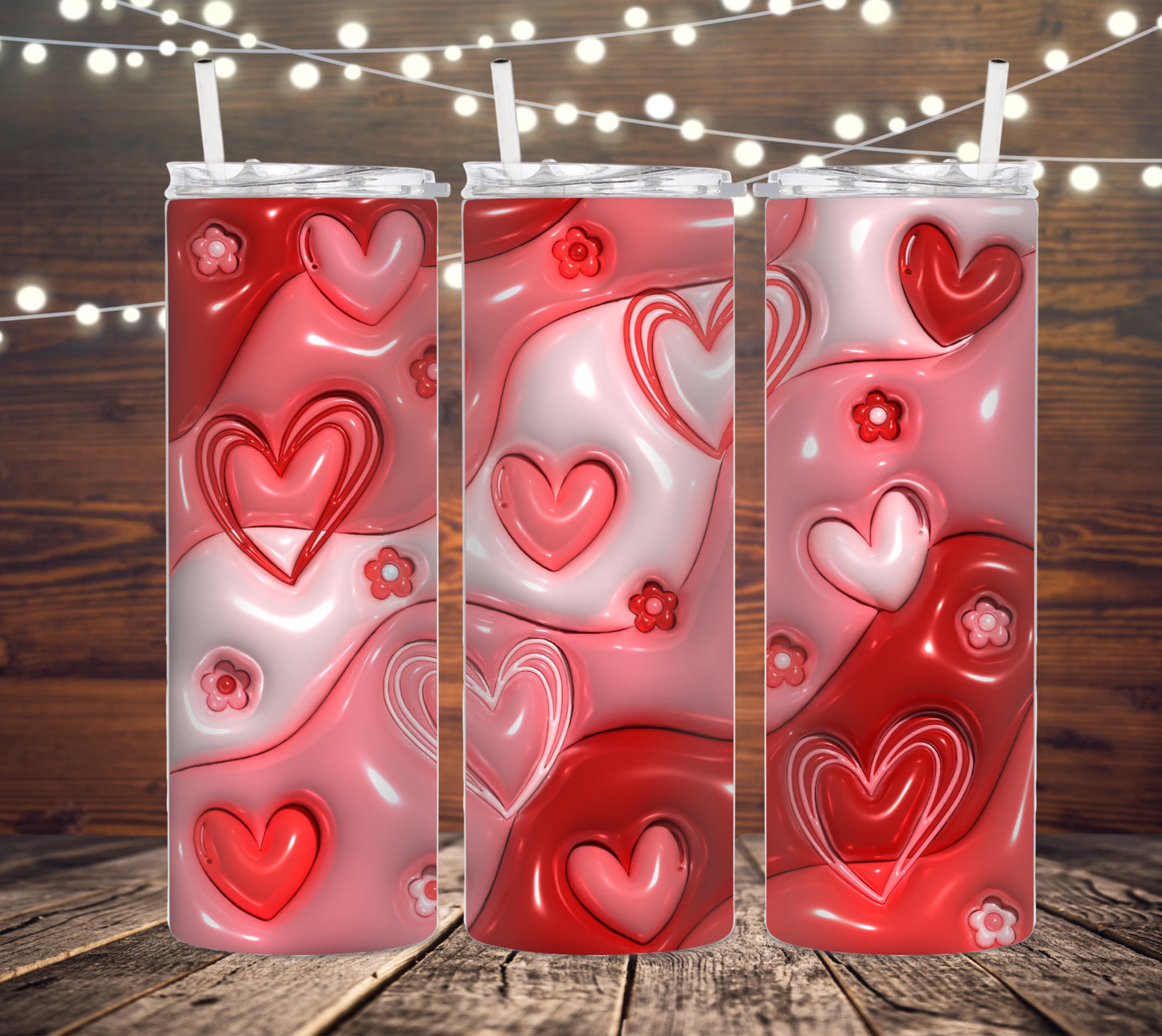 20 OZ SKINNY TUMBLER VALENTINE INFLATED