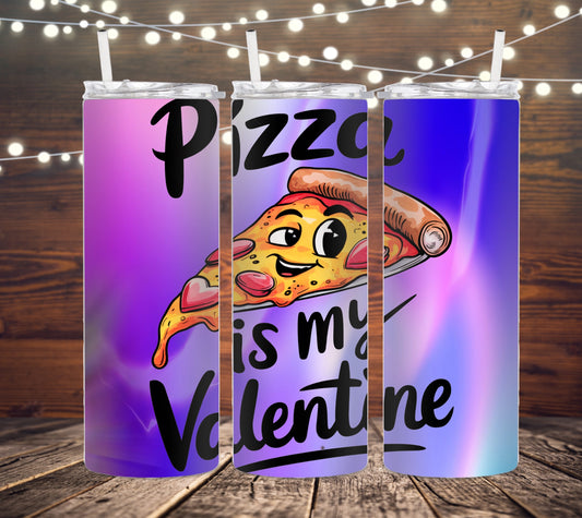 20 OZ SKINNY TUMBLER PIZZA VALENTINE