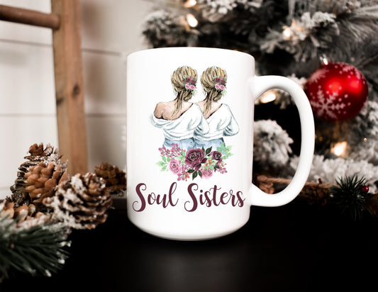 15 OZ CERAMIC COFFEE SOUL SISTERS